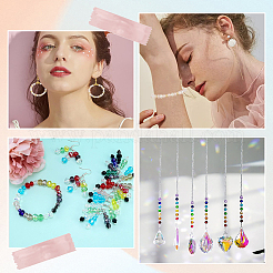 Стеклянные бусины с гальваническим покрытием &nbsp;EGLA-SC0001-25D