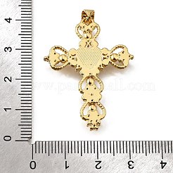 Латунные микропаве кубические цирконии АБС имитация жемчуга подвески&nbsp;KK-D328-03G-D