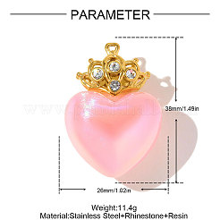 Подвески из нержавеющей стали 304 из смолы&nbsp;STAS-OY010-40G