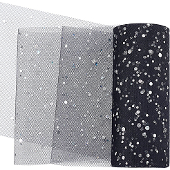 Сетчатые ленты с блестками и пайетками OCOR-BC0008-40