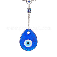 Ручная работа лэмпворк подвеска от сглаза HJEW-C001-07