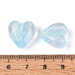 Нити из фольгированных бусин лэмпворк ручной работы FOIL-T008-08E