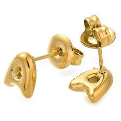 Серьги-гвоздики из нержавеющей стали 304&nbsp;EJEW-I316-01G-A