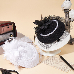 2шт. 2-х цветная женская шапка-волшебница AJEW-GF0010-07