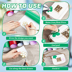 Пленка теплопередачи пвх AJEW-WH0083-51B