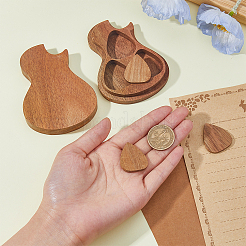 Деревянная коробка для медиаторов с 3 медиатором CON-WH0089-73