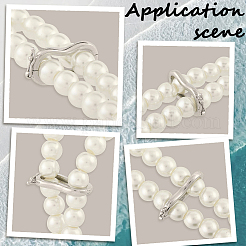 1 шт. 925 застежки-крутилки из стерлингового серебра&nbsp;STER-BBC0008-83