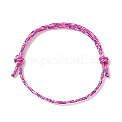 Регулируемые браслеты из полиэстера и спандекса для мужчин и женщин BJEW-JB12092-02