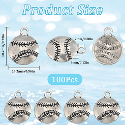 Подвески из цинкового сплава в тибетском стиле TIBEP-SC0002-83