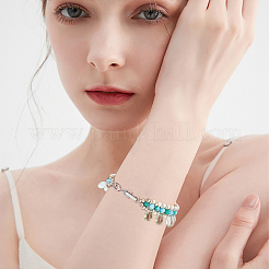 6 шт. латунные раскладывающиеся застежки KK-BBC0016-41P