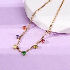 Браслеты с подвесками из нержавеющей стали 304&nbsp;LS-BJEW-A047-02G