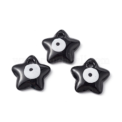 Ручной зла подвески бусины глаз LAMP-I026-12C