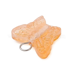 Подвески-бабочки из стекла&nbsp;PALLOY-JF03847-01