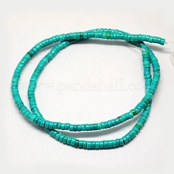 Бусины из натурального магнезита TURQ-L025-A-01