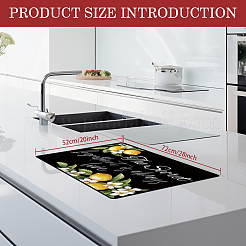 1 шт. тканевые защитные коврики для индукционной варочной панели AJEW-GA0008-37D