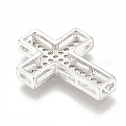 Латунные микро проложить кубического циркония подвески ZIRC-Q015-079P