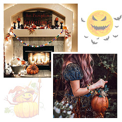 Наборы для изготовления деревянных украшений на хэллоуин своими руками&nbsp;DIY-CD0001-42