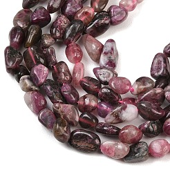 Натуральный сливовый цвет турмалиновый бисер пряди&nbsp;G-K395-B11-01