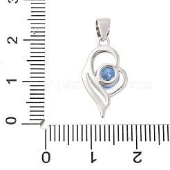 Подвески из тонкого серебра с кубическим цирконием STER-S008-03B-P