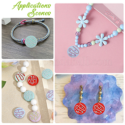 16 шт. 8-х цветные бусины из пищевого экологически чистого силикона в форме пончика SIL-CA0002-64