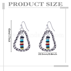 1 пара висячих серег из сплава&nbsp;EJEW-LP0008-032