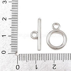 Кольцо из латуни Переключить застежками&nbsp;KK-G548-33P