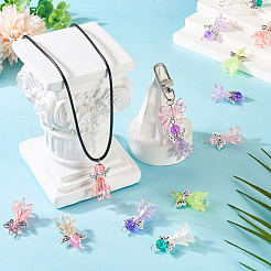 32 шт. подвески из акрила и стекла 8 цветов&nbsp;PALLOY-TAC0175