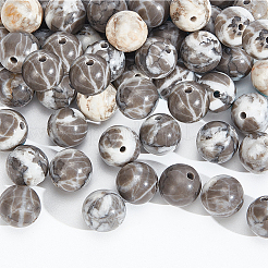 1 нить бусин из натурального нефрита G-NB0004-71