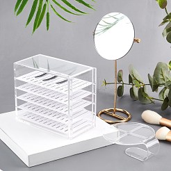 Прямоугольная пятислойная акриловая коробка для хранения ресниц MRMJ-OC0001-95