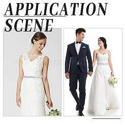 1 ярд (91.4 см) железные стеклянные стразы-цепочки&nbsp;FIND-GF0002-38A