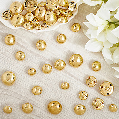 40 шт. латунные пуговицы с 3 отверстиями BUTT-CY0001-18A