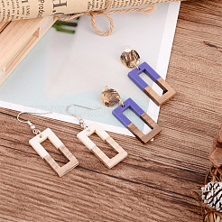 22шт 11 цвета подвески из смолы и ореха&nbsp;RESI-BT0001-10