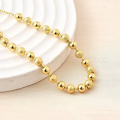 Латунные круглые бусины слайдер браслеты для женщин BJEW-D317-13A-G