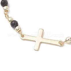 Крошечные браслеты из нержавеющей стали 304 с перекрестными звеньями&nbsp;BJEW-JB13244-03