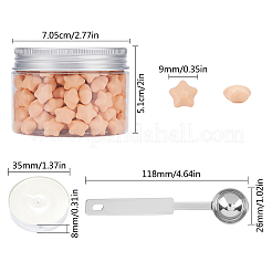 Наборы частиц сургуча для печати в стиле ретро DIY-CP0003-54T