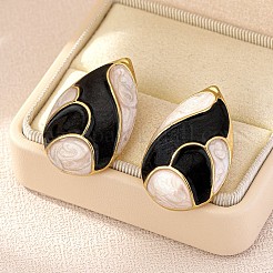 Серьги-гвоздики из цинкового сплава с эмалью&nbsp;FS-WG34E84-01