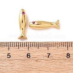 Латунные микро проложить кубического циркония бусы&nbsp;KK-C157-46G