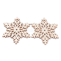 Неокрашенные натуральные деревянные большие подвески WOOD-R271-11