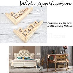 Резная накладка из натурального дерева WOOD-FH0001-38