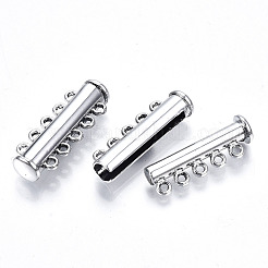 5-пряди латунные магнитного слайд замок застежки KK-Q740-18P