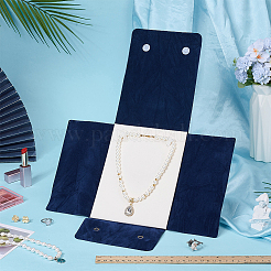 Портативные дорожные бархатные жемчужные ожерелья с клапаном TP-WH0025-01A