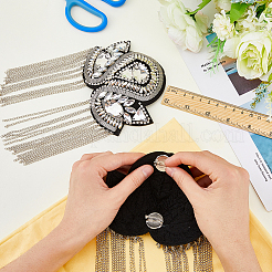 2 шт. съемные железные эполеты с кисточками FIND-FH0005-43B