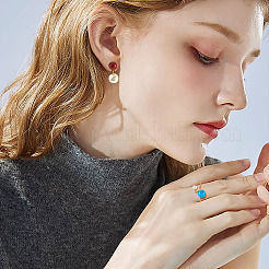 Кабошоны из натуральных и синтетических смешанных драгоценных камней&nbsp;G-TA0002-76C