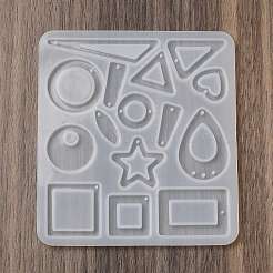 Силиконовые Молды для подвесок в форме ромба&nbsp;LS-DIY-G109-01A