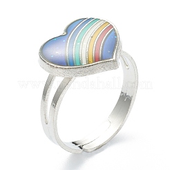 Регулируемые железные кольца палец RJEW-B032-10P