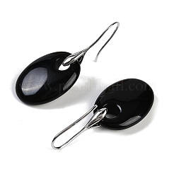 Натуральный & синтетический смешанный камень болтается серьги&nbsp;EJEW-C119-04P