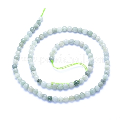 Натуральный майяр нефрит / бурманский нефрит бисерные пряди&nbsp;G-I279-C02-4mm