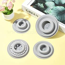 4 шт. 4 стиля ПЭ и флокированные доски для дизайна бусин&nbsp;ODIS-FS0001-01E