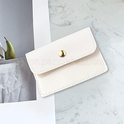 6 шт. ПВХ-мешки для хранения ювелирных изделий с кнопками из золотистого сплава ABAG-CL0001-16