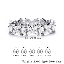 925 серебряное кольцо со стразами для женщин SA4505-4